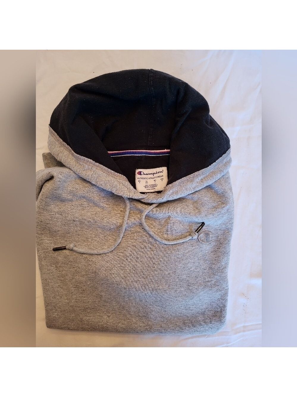 Champion Gray and Black Hoodie